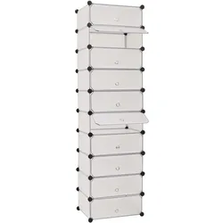 vidaXL, Schuhschrank, Ladonis (47 x 37 x 172 cm)