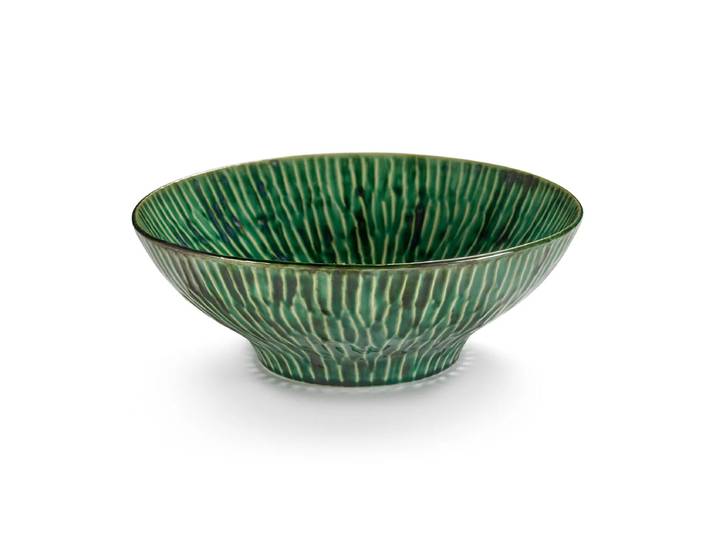 Serax - Verde Lanza Salatschüssel, Ø 30 cm, grün