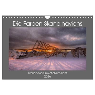 Die Farben Skandinaviens (Wandkalender 2026 DIN A4 quer), CALVENDO Monatskalender