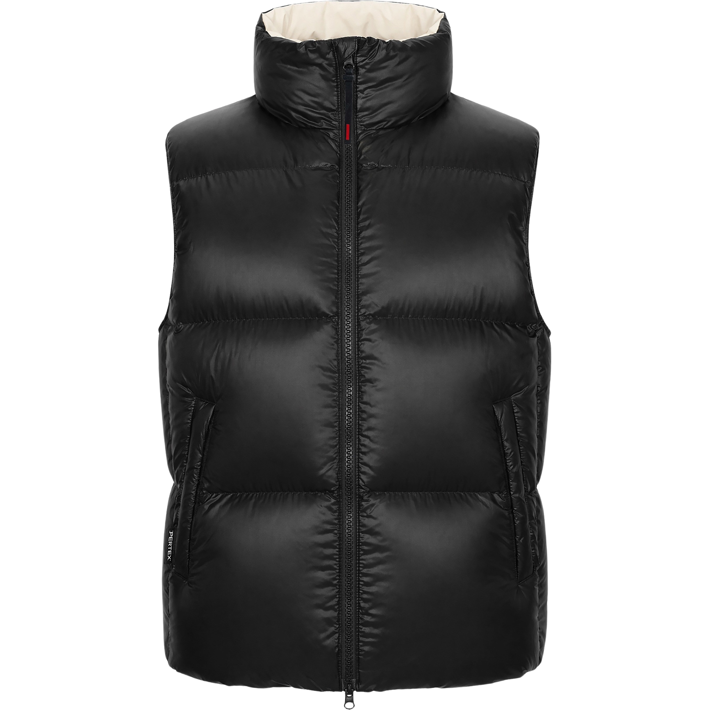 The Mountain Studio Pertex Reversible Tecno Down Weste Damen Isolationswesten schwarz Größe S Skifahren Wasserdicht Pertex