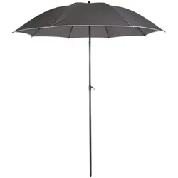 VCM Sonnenschirm ø180 cm grau, 270 cm
