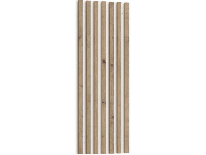 Wandregal FORTE Wandpaneel , weiss (artisan eiche, weiß), B:44,9cm H:120cm T:3cm, Holzwerkstoff, Regale, Wandregal, Wandverkleidung, Innendekoration, Höhe 120cm, einfache Montage