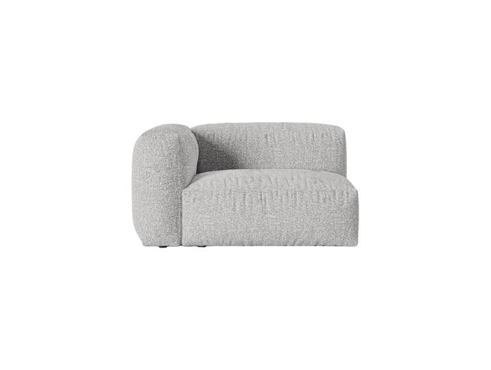 Modulares Seitenelement „Martina“ Bouclé Silver Micadoni
