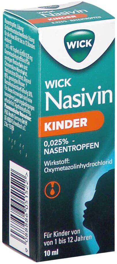 WICK Nasivin Kinder 0,025% Nasentropfen 10ml