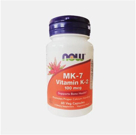 MK-7 VITAMINA K-2 100mcg 60 CAPSULAS NOW