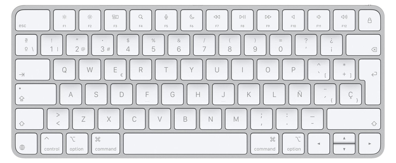 Apple Magic Keyboard Mini Wit USB en Bluetooth QWERTY