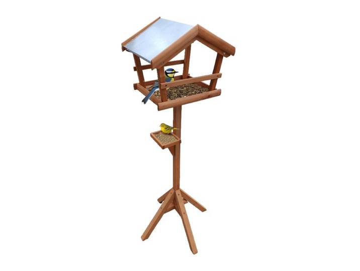 Relaxdays Vogelfutterhaus aus Tannenholz