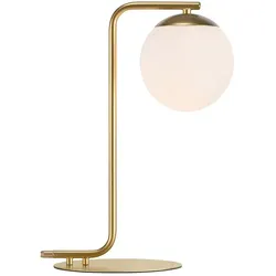 Nordlux Tischleuchte GRANT, Höhe 41cm, Schirm Ø 14.5cm, E14, Messing NORD-46635025