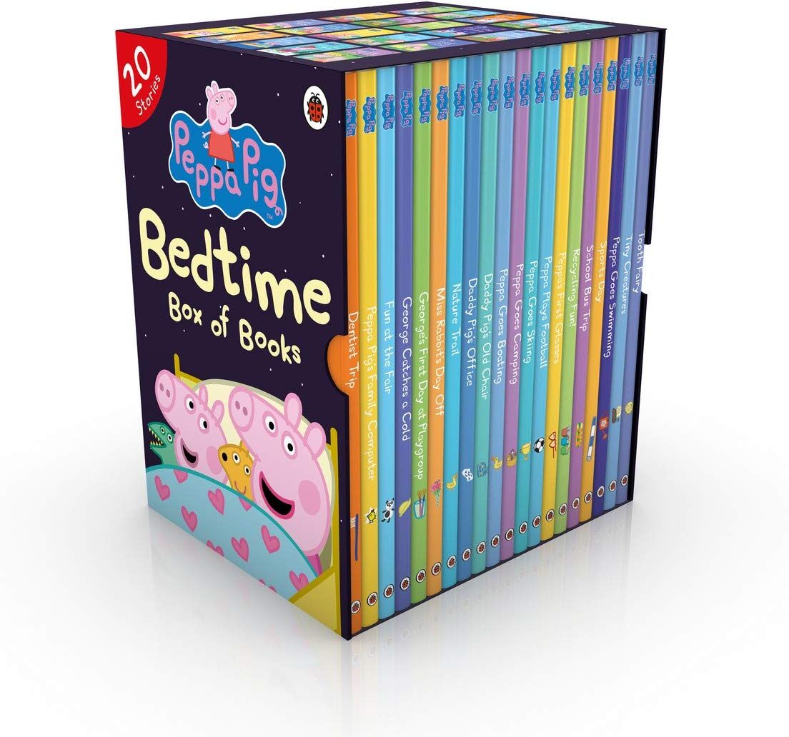 Ladybird (Penguin Books) Peppa Pig Bedtime Stories 20 Books Collection Box Set by Ladybird - Hardback - Ages 3-5 - Cosy Bedtime Reading for Toddlers & Early Readers