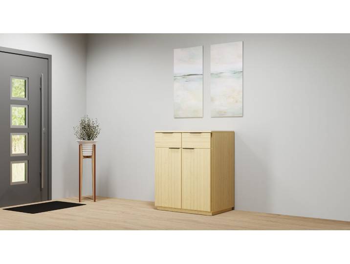 Buffet sobre en frêne Frêne Naturel huilé