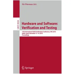 Hardware and Software: Verification and Testing, Fachbücher von Nir Piterman