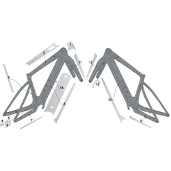 SYNCROS Rahmenschutz Set für Scott Solace eRide Modelljahr 2023 | tra