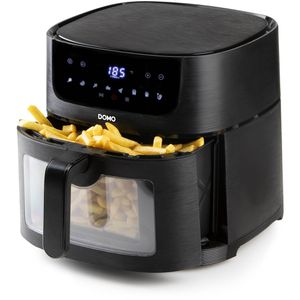 Domo Heißluftfritteuse DO543FR, XXL, 8 Programme, 1800 Watt, schwarz, für 8 Liter