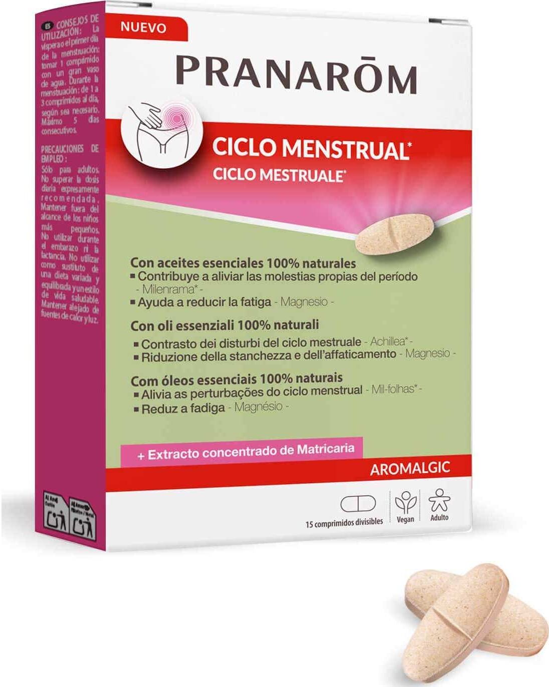 Pranarôm Pranarom Aromalgic Ciclo Menstrual 15 comp