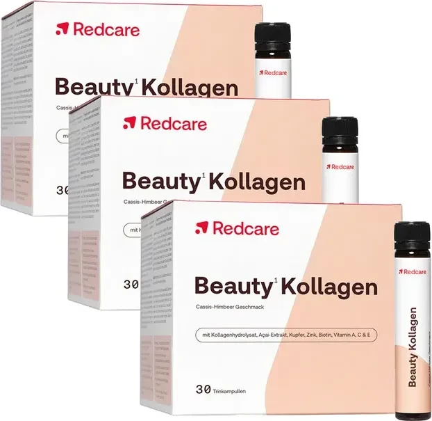 Redcare Beauty Kollagen Dreierpack 3x30x25 ml Ampullen
