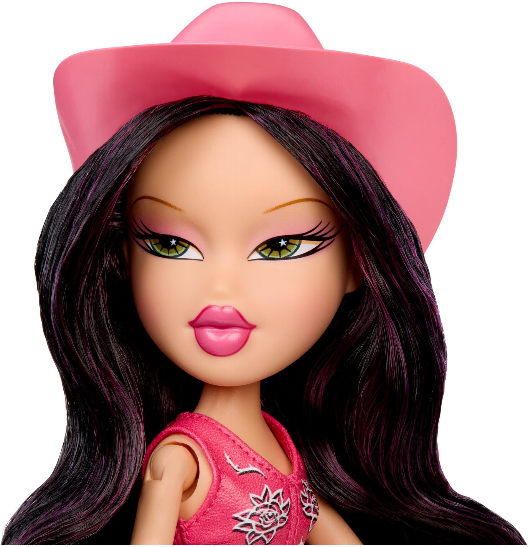Bratz Sassy Stampede Jade Fashion Doll with Accessories for Kids, Hot-Pink, MGA Entertainment