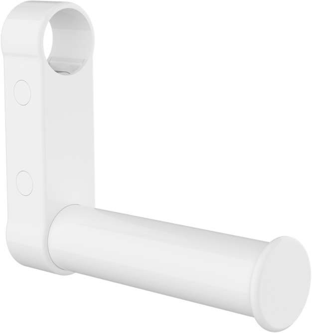 Villeroy und Boch Vicare Funktion Papierrollenhalter 92173068 15 x 11,5 cm, weiß, für Klappgriffe Funktion