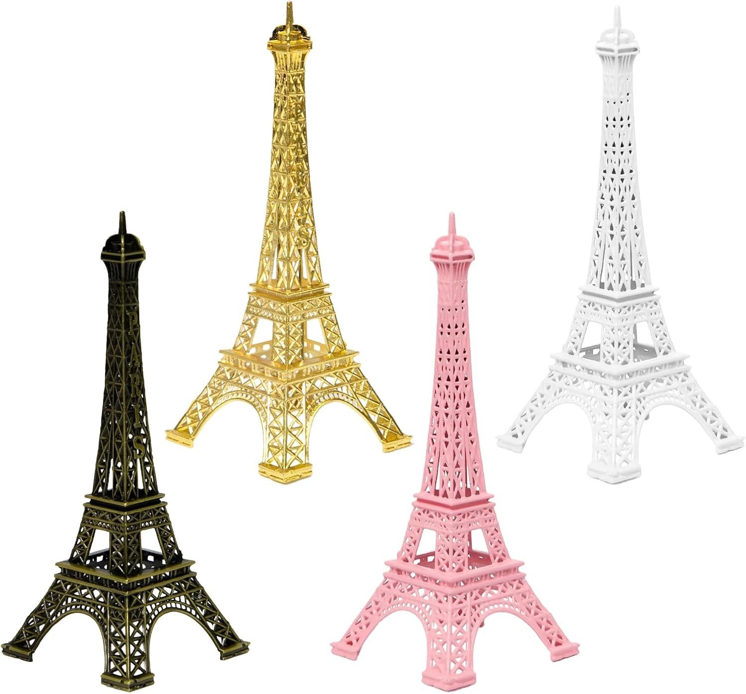 Set van 4 Eiffel Tower decoraties van 15 cm voor interieurstyling