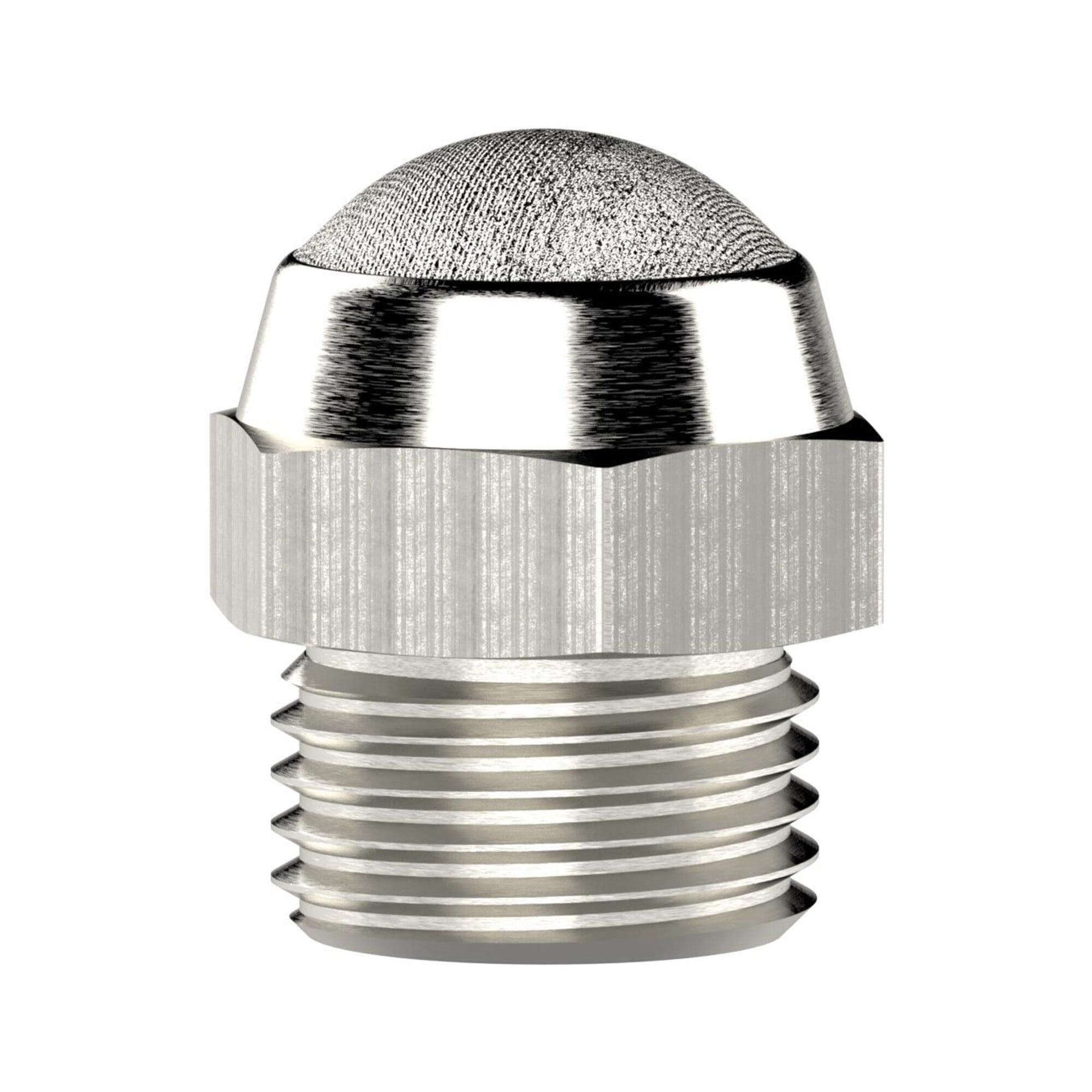 Riegler Schalldämpfer, Edelstahl, flach, G 3/8, SW 19 (SD38ESFL)