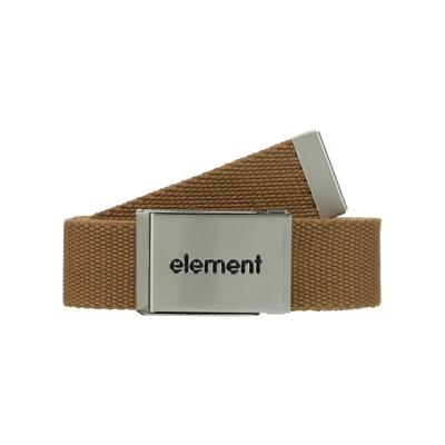 Stoffgürtel ELEMENT "Lowcase Webbing", Herren, braun (kangaroo), Baumwolle, Gürtel Stoffgürtel