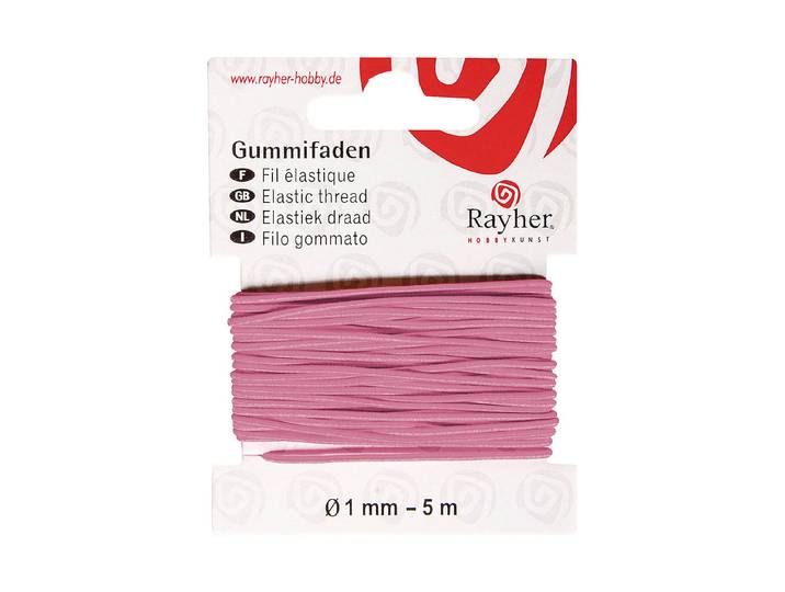 Rayher Gummifaden ⌀ 1 mm 5 m