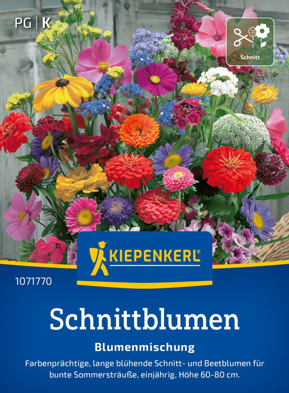 Kiepenkerl Saatgut Blumen-Mischung Schnittblumen für ca. 1-2 m²
