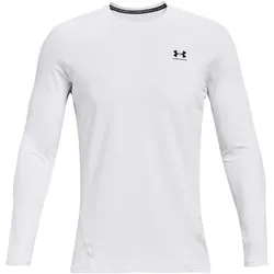 Under Armour, Herren, Sportshirt, Coldgear Compression Mock l/s (S), Weiss