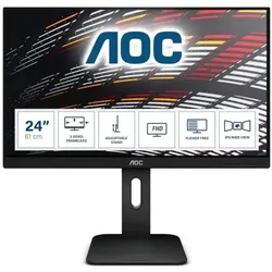 AOC X24p1 (1920 x 1200 Pixel, 24"), Monitor, Schwarz