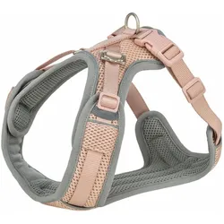 Trixie Premium FlexMesh harness, wide fit,XS–S:40–57cm/15mm,blush (Hund, Allgemein), Halsband + Leine