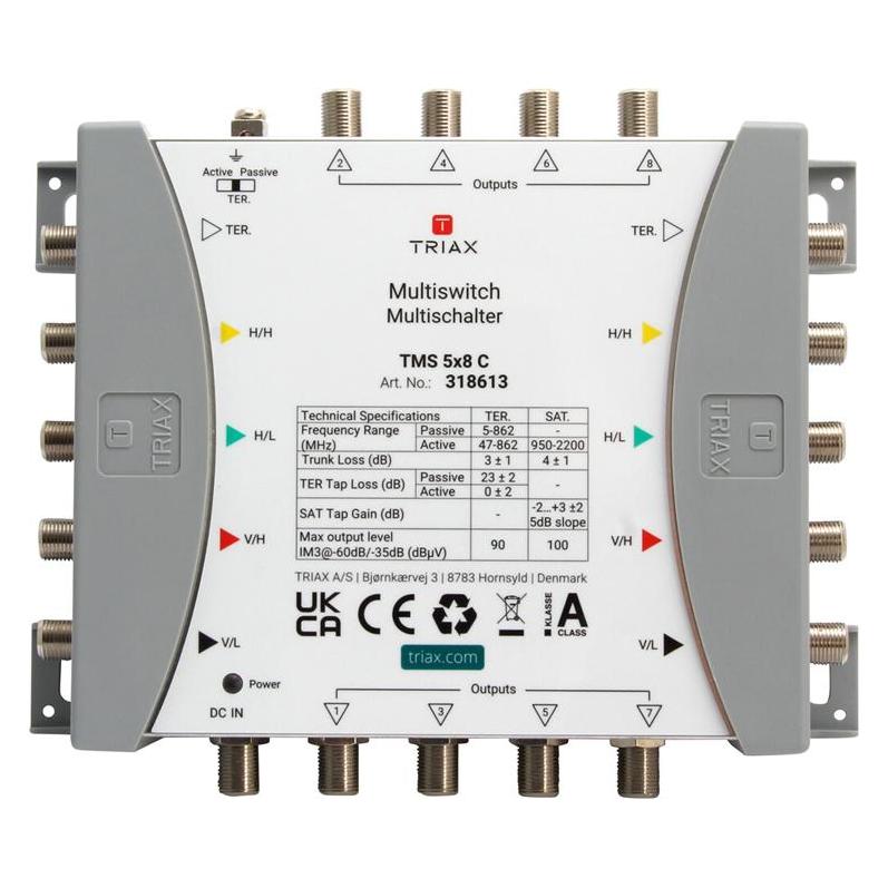 Triax Kaskadenmultischalter TMS 5x8 C (Multischalter) (318613)