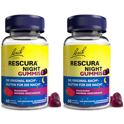 Bachblüten Original Rescura Night Gummis Beere x2 2x60 St Kaudragees