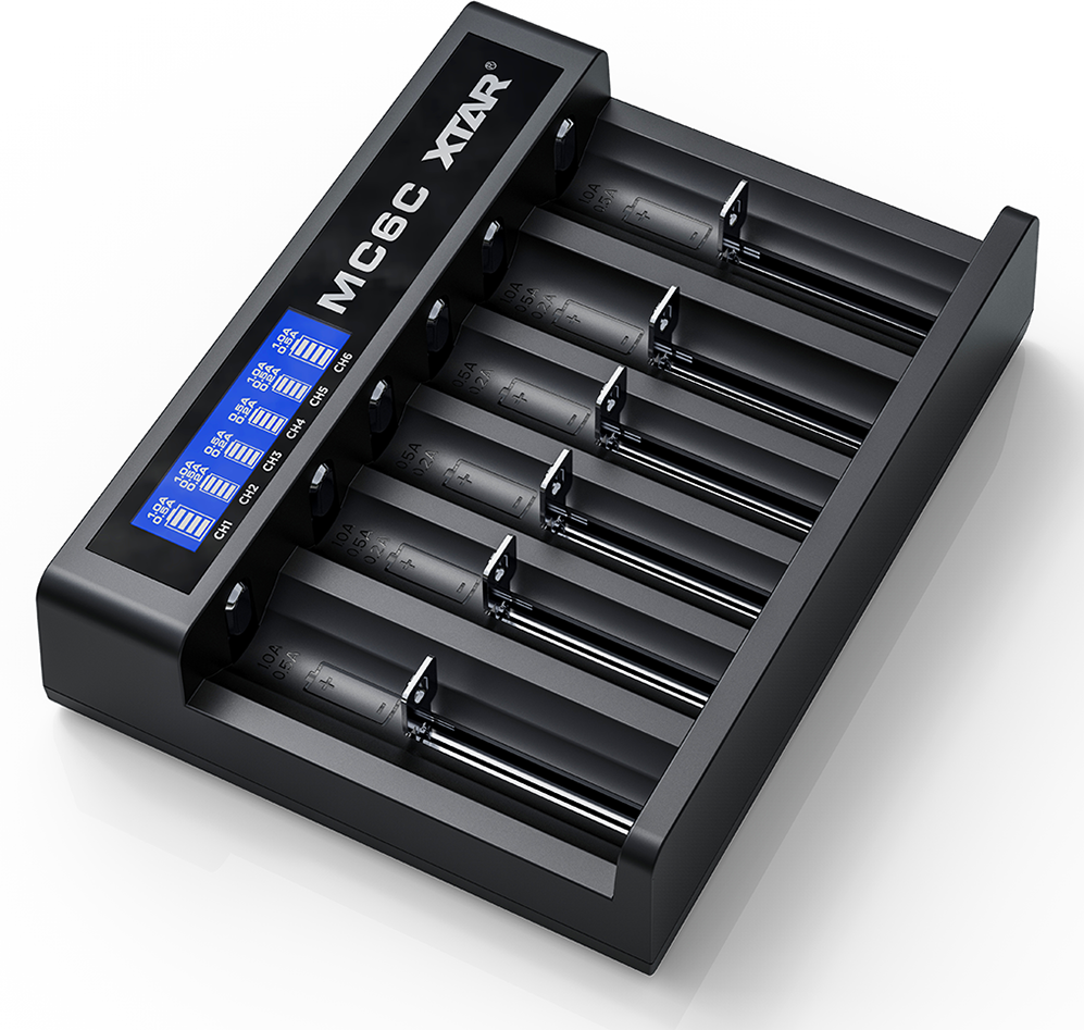 Xtar MC6C USB Battery Charger for Li-ion Batteries