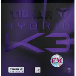Tibhar Belag Hybrid K3 FX rot MAX - rot max