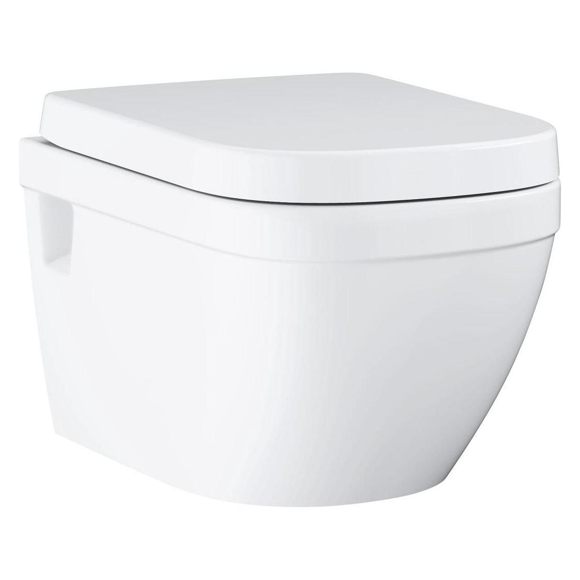 Grohe Wand-Tiefspül-WC-Set Euro Keramik spülrandlos alpinweiss (39703000)