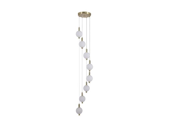 Multi-Drop Design LED Pendellampe Luminique Brass Searchlight