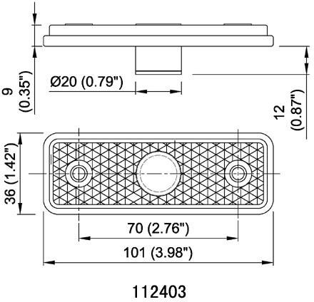 STUALARM KF661ERED Äärivalo