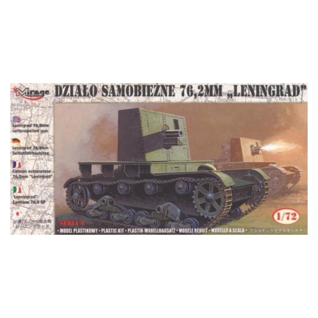 Mirage Hobby Selbstfahrhaubitze 76,2 mm Leningrad (726027)
