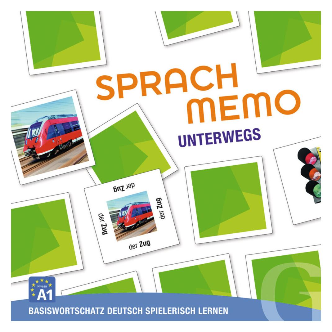 Hueber Sprachmemo Deutsch, Unterwegs (Spiel) (Deutsch) (43918836)