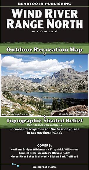 Chaîne de montagnes Wind River - Nord - Wyoming   Beartooth Publishing