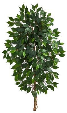 Nearly Natural "4' Single Ficus Artificial Tree (No Pot) - 6"""