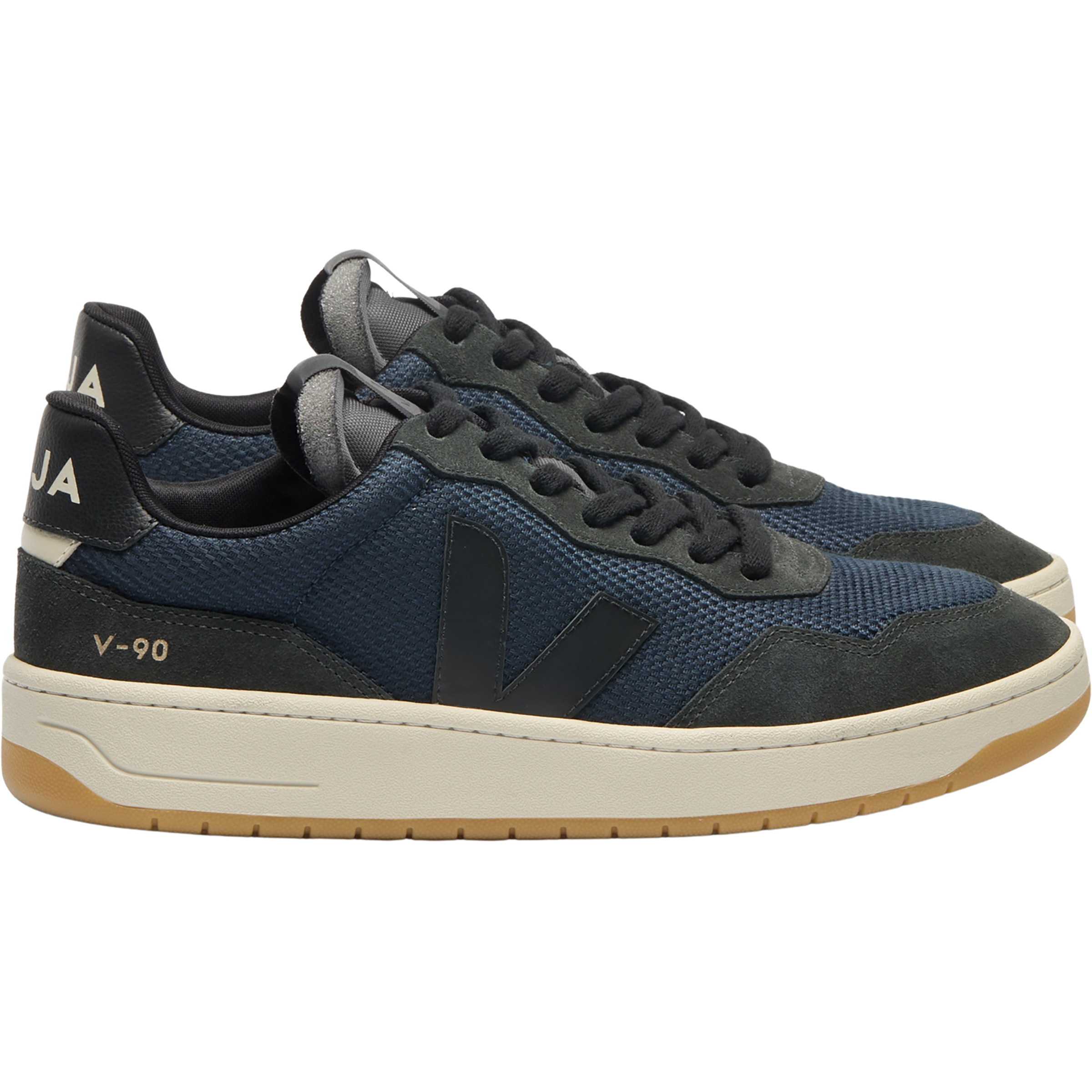 Veja V-90 Herren Freizeitschuhe schwarz Größe 44 Lifestyle Hautfreundlich
