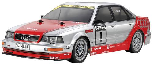 Tamiya TT-02 RC Audi V8 1992 Tourenwagen (TT-02) Brushed 1:10 RC Modellauto Elektro Tourenwagen Allradantrieb (4WD) Bausatz