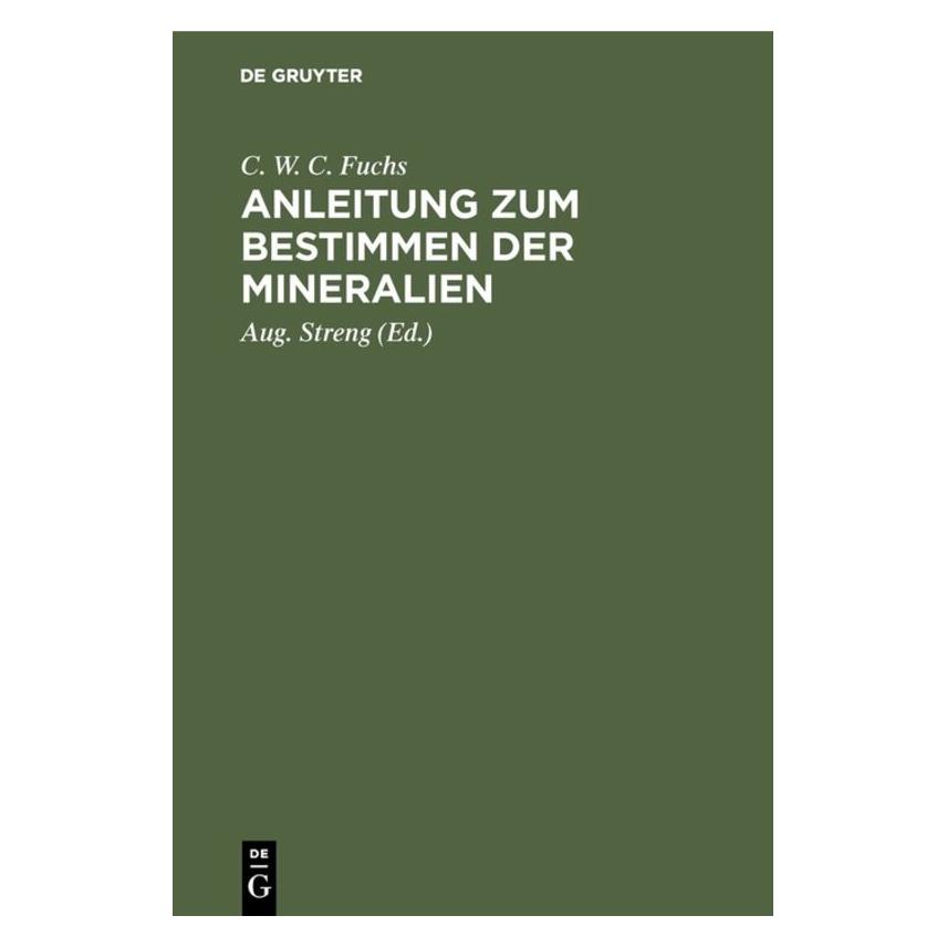 De Gruyter Fuchs:Anleitung zum Bestimmen der Miner (67773091)