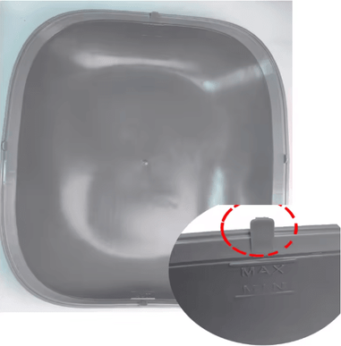 Inspire Picks Clean Bin Litter Box Waste Collection Kit Replacement Bin Door & Garbage Bag Set For Automatic Cat Litter Boxes bottom Bracket