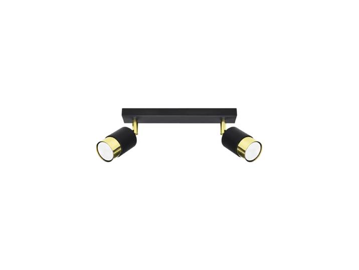 Design Deckenlampe Keramik „Nero“ - 2-flammig Gold Sollux Lighting