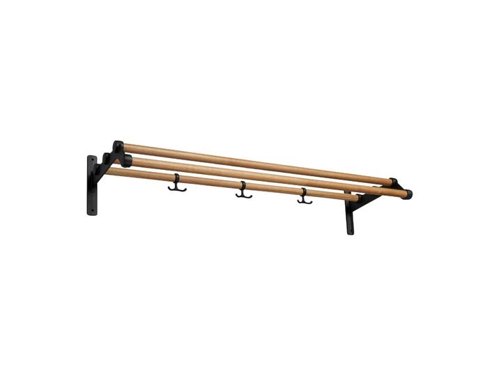 Essem Design Nostalgi 291 Hutablage 100cm Eiche-schwarz