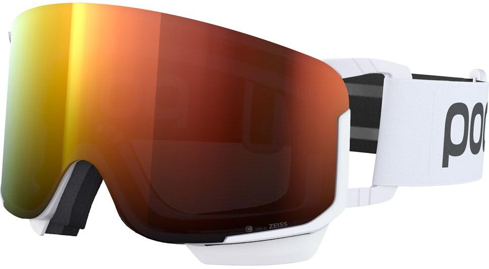 Poc  - Nexal Mid Hydrogen White Clarity Intense Partly Sunny Orange - Masque de Ski