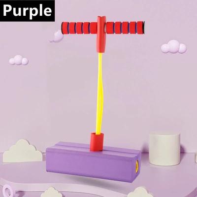 Uplifted Finds Kids Foam Pogo Jumper System   Professional Growth & Balance Training Indoor Outdoor Bouncing Infrastructure purple