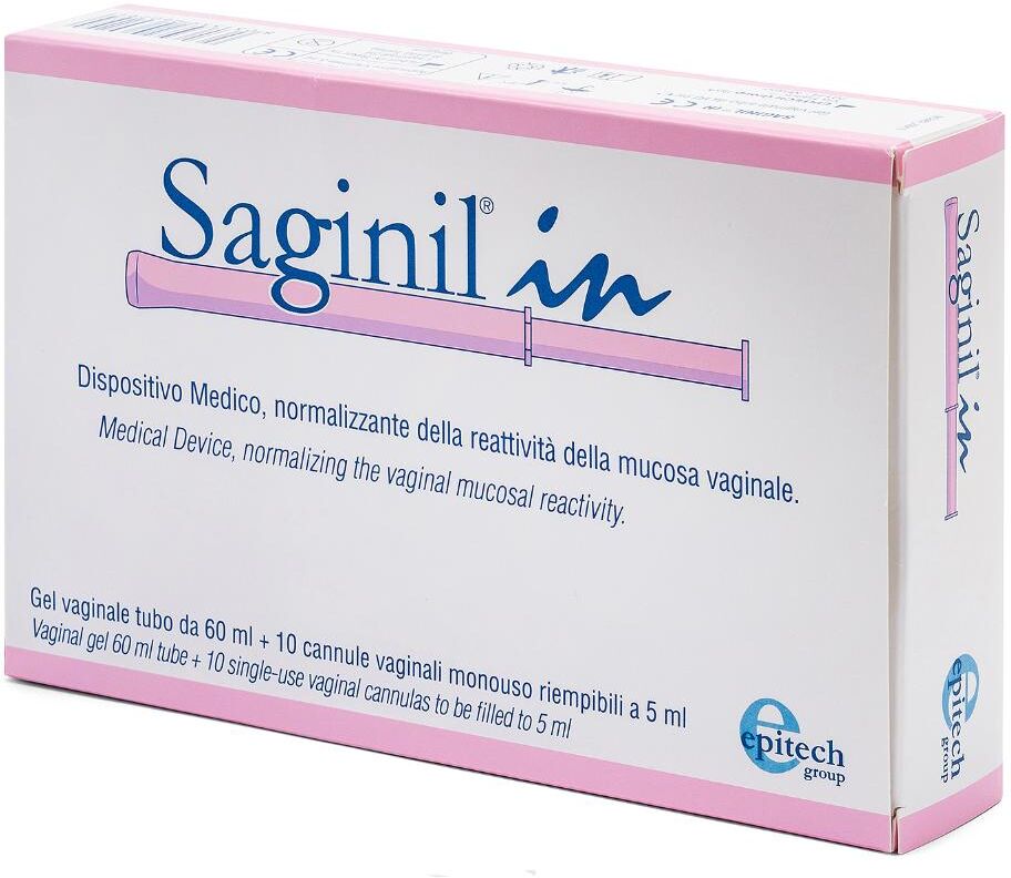 EPITECH GROUP SpA Saginil in Cannule Vaginali, 60 ml + 10 Cannule
