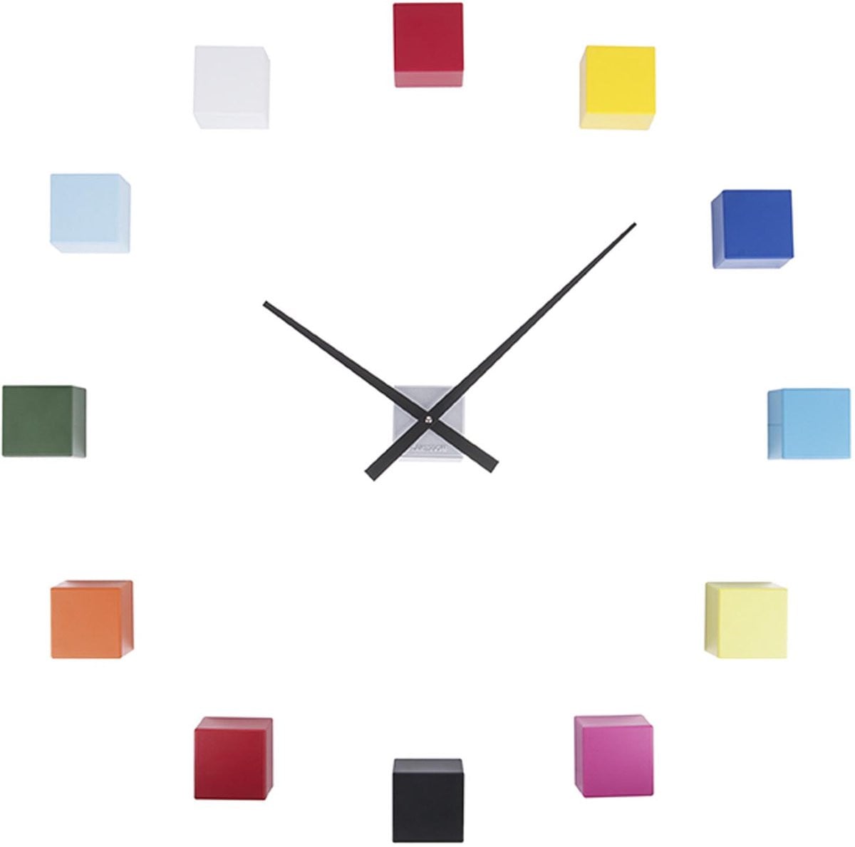 Karlsson Wandklok DIY Cubic Multicolor Scandinavisch Ø24,5cm